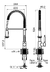 Griferia Fv Monocomando Mesada Cocina Talampaya 412.01/t1 Cr - comprar online