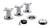 Griferia Baño Fv Bidet Alerce 295/d7 Cromo Ceramico