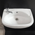 Bacha Lavatorio De Colgar Ibis Roca De Loza Baño Chico Acabado Brillante Color Blanco - Broncesur