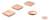 Grifería Bidet Fv Chaltén 295/h4 Color Rose Gold Ceramico