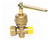 Llave De Gas Aprobada Bronce 3/4 Domiciliaria Alarsa 05013
