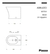 Bide Baño Bidet Rimless Sanitario Piazza Abruzzo 1 Agujero Color Blanco - comprar online