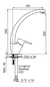 Griferia Fv Monocomando Mesada Cocina Puelo 423/b5 Pic/movil - comprar online