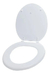 Tapa Asiento Inodoro Laqueada Blanco Herraje Nylon Pringles - comprar online