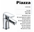 Piazza Oggi 10500 Griferia Lavatorio Mesada Monocomand Bajo Acabado Brillante Color Cromo - comprar online