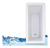 Bañera Minimalista Baden Recta 150 X 70cm Acrílico Blanco - comprar online