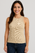 Regata Feminina Ribana Canelada Areia | P&P Store - comprar online