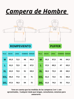 Campera de Hombre 2 en 1 Marron - comprar online