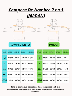 Imagen de Campera 2 en 1 de hombre J23 (Negro)