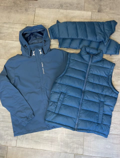 Imagen de Campera de Hombre 3 en 1 (Turquesa)