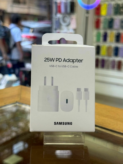 Cargador Para Samsung 25W PD con Cable USB-C a USB-C - comprar online