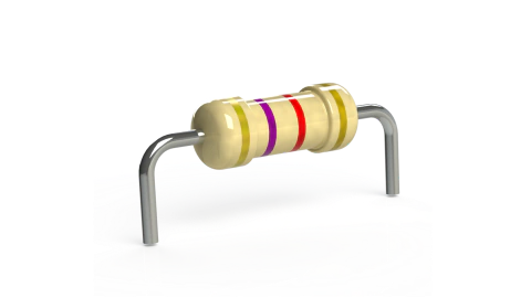 Resistor Film 4M7 1% 1/4W