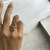 Anillo Plata y Dorado Elegante. en internet