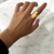 Anillo Escultórico Dorado Elegantes en internet