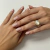 Anillo Perla Brillante Elegante. - comprar en línea