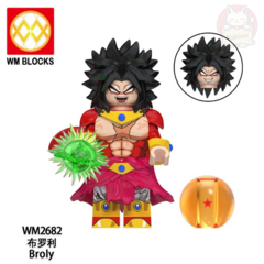 Broly Xeno - Dragon Ball Heroes - Mini figura colecionável