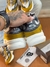 New Balance 990 (mostarda/cinza/branco) na internet