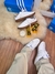Adidas samba sintético (branco/ouro) na internet