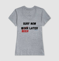 Camiseta "Surf Now Beer Later" - WAY-V Surf