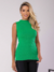 Blusa Feminina Tricot Garrafinha Gola Alta Canelado (INGRID) - loja online