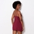 Camisola Sem Bojo Com Renda Cor:Vinho;Tamanho:P (LBR7973SKU122670) - Essência Wear - A moda do seu jeito