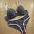 Conjunto Básico Fio Duplo Mescla com Bojo e Arco Cor:Branco;Tamanho:M (LBR9867S - Essência Wear - A moda do seu jeito