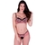 Conjunto Felipa Cor:Renda Romance/ Preto;Tamanho:G (LBR8542SKU121315)