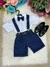 Conjunto Miss Cherry Meninos Social Shorts Ravi Azul Marinho (CUNJMSSCHRMNNOSSHR na internet