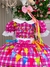 Vestido Junino Tematico Luxo Turma da Monica