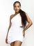 Conjunto Feminino em Suplex Saia Curta e Blusa Assimétrica Camile Ref. 1315 na internet