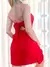Vestido Feminino Curto em Duna sem Alça Transpassado Ingrid Ref. 1308