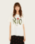 Tshirt Fit Rio Flor Off White na internet