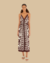 Vestido Cropped Floral Arabesque Farm
