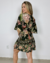 Vestido Curto Floral Delhi Farm na internet