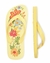 Chinelo Flip Flop Jangada Delicadeza Em Flor Amarelo Farm Apé