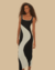 Vestido Recortes Pb Crepe Farm - comprar online
