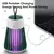 Lâmpada portátil usb led armadilha de luz para mosquitos - loja online