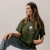 Camiseta Básica Verde- Entre o verde e o silêncio na internet