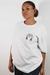 Camiseta Oversized Branca estampa Tereré & Pôr do sol - comprar online
