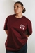 Camiseta Oversized Bordô estampa Tereré & Pôr do sol - comprar online