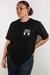 Camiseta Básica Preta estampa Tereré & Pôr do sol - comprar online