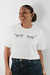 Cropped Bordô estampa Onça - EverTees