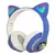 Fone Gatinho Sem Fio com Led Infantil Boy Girl Toy - ellectra