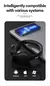 Fones de ouvido sem fio com microfone Lenovo-TH30, Bluetooth 5.3 fones de ouvido