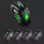 Brasil mouse x7 botão retroiluminado mouse ergonômico 5500 dpi mouse ajustáve