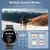 relógio inteligente masculino 360 2025 para android gt4 pro gps nfc r*360 tela am