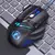 Imagem do Brasil mouse x7 botão retroiluminado mouse ergonômico 5500 dpi mouse ajustáve