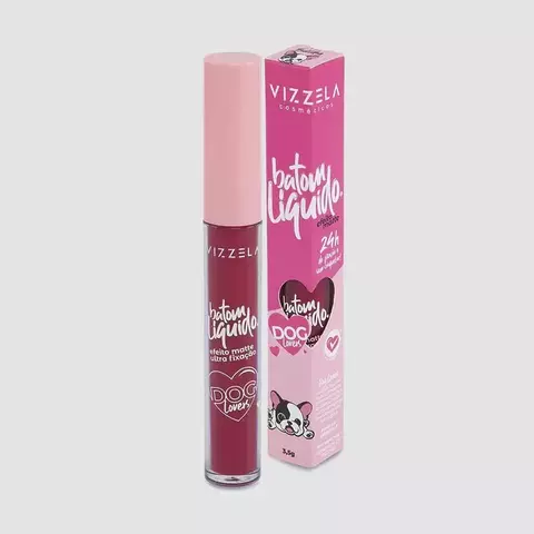 Batom Líquido Matte Vizzela Bulldog
