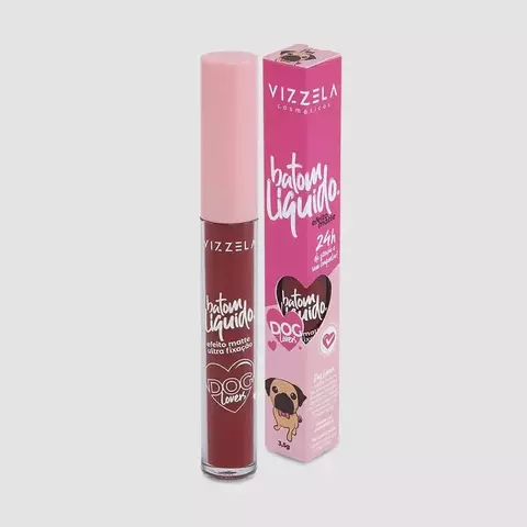 Batom Líquido Matte Vizzela Pug