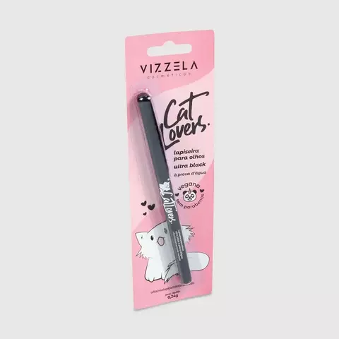 Lapiseira para Olhos Preta à Prova d`agua Cat Lovers Vizzela